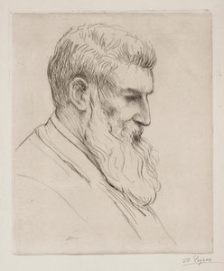 Portrait of Craibe Angus by Alphonse Legros
