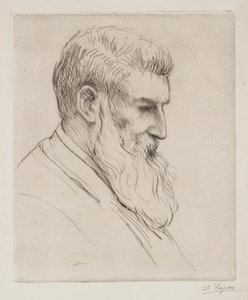 Portrait of Craibe Angus by Alphonse Legros