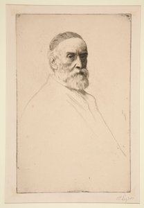 Portrait of G.F. Watts by Alphonse Legros