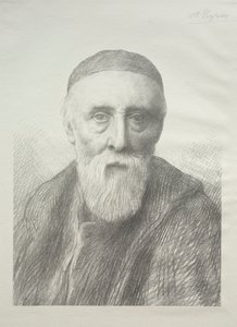 Portrait of George Frederic Watts (2nd Plate) by Alphonse Legros