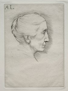 Portrait of Mme. Emily Hughes by Alphonse Legros
