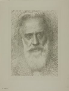 Portrait of the Artist, Eighth Plate by Alphonse Legros