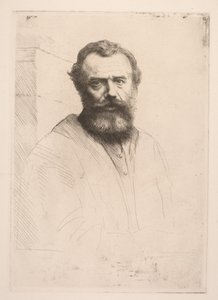 Self-Portrait (Third Plate) by Alphonse Legros