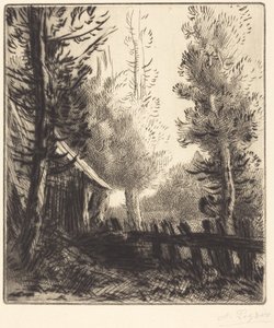 Shed by Alphonse Legros