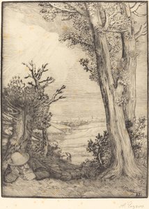 Siesta in the Country by Alphonse Legros