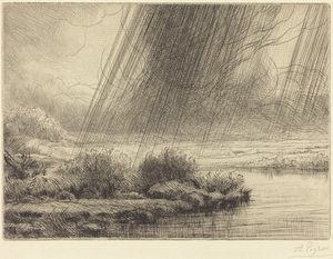 Storm by Alphonse Legros