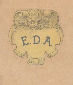 Study for a Bronze Name Plate for Edward D. Adams, ca. 1892 by Alphonse Legros