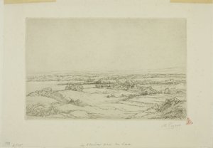 The Plain Near the Lake by Alphonse Legros