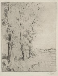 The Reader: The Lecture Under the Trees by Alphonse Legros
