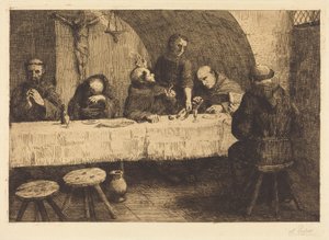 The Refectory by Alphonse Legros