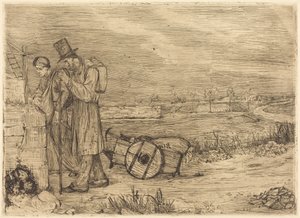 Vagabonds of Montrouge by Alphonse Legros