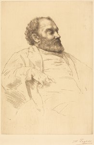 Val Prinsep, R.A. by Alphonse Legros