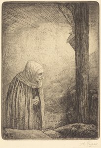 Woman at the Foot of the Cross by Alphonse Legros