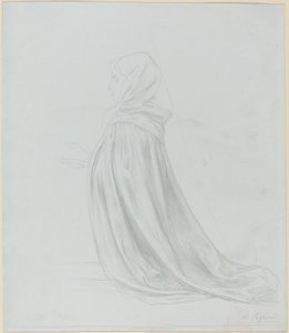 Woman in a Cloak by Alphonse Legros