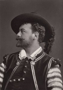Portrait of Victor Maurel (1848-1923) French baritone as Don Giovanni of Mozart - photography by Alphonse Justin Liebert (1827-1914) by Alphonse Liebert