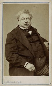 The Author Alexandre Dumas Père, 1870 by Alphonse Liebert