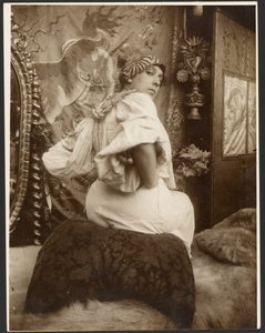 Female Model Used in the 1908 Decorative Panels of the German Theater, Paris