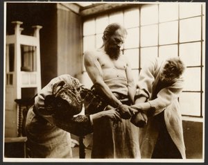 Three Models Posing for the 