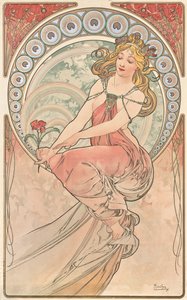 The Painting by Alphonse Mucha