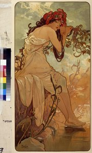 Summer (Series of Allegory on the Four Seasons) by Alphonse Marie Mucha