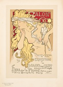 Reproduction of a Poster Advertising the Salon des Cent Exposition