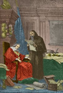Reunion Between Richelieu and Father Joseph by Alphonse Marie de Neuville