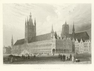 Town Hall, Ypres by Alphonse Marie de Neuville