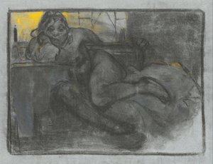 Absinthe (Study of a Woman) by Alphonse Mucha