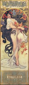 Autumn by Alphonse Mucha