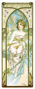 Brightness of Day by Alphonse Mucha