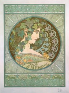 Ivy by Alphonse Mucha