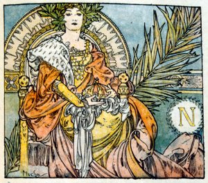 Illustration by Alphonse Mucha from 