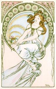 Painting, 1900 by Alphonse Mucha
