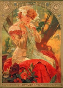 Sarah Bernhardt by Alphonse Mucha
