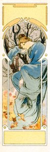 Winter by Alphonse Mucha