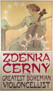 Zdenka Cerny by Alphonse Mucha