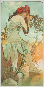 Summer by Alphonse Mucha