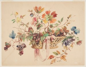 Design for Embroidery or Tapestry by Alphonse de Neuville