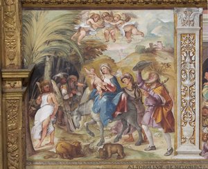 Flight into Egypt by Altobello Melone