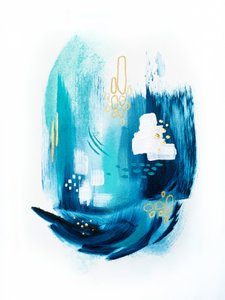 Fluid Aqua Gold Movement