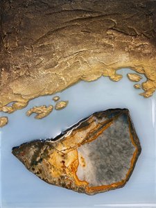 Gilded Coast Stone by Alyson Storms