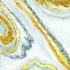 Golden Geode Shimmer by Alyson Storms