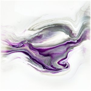 Purple Fluid Swirl