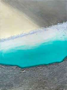 Turquoise Shimmer Coast by Alyson Storms