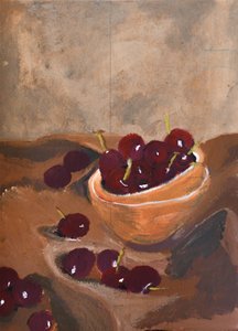 Deep Red Cherries
