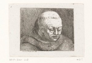 Bust of a Monk with Glasses