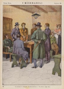 Illustration for Les Miserables by Victor Hugo by Ambrogio Lombardi