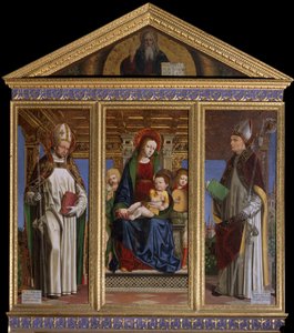 Virgin and Child with the Saints Saint Hugh of Avalon and Saint Hugh of Grenoble