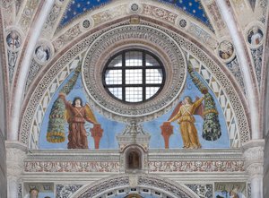 Angels with Red Shields and Decorations by Ambrogio da Fossano