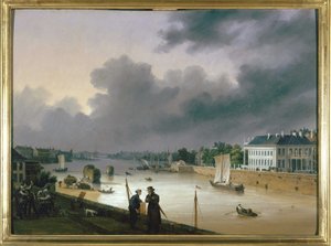 The port of Nantes by Louis Garneray, circa 1820